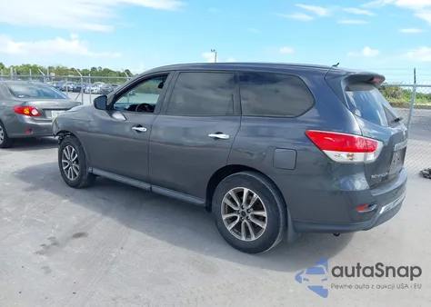 2014 Nissan Pathfinder S из США, поврежденный, VIN 5N1AR2MN4EC703503